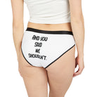 We Shouldn’t | Mix & Match Women’s Fun-Flirty Lovers’ Panties