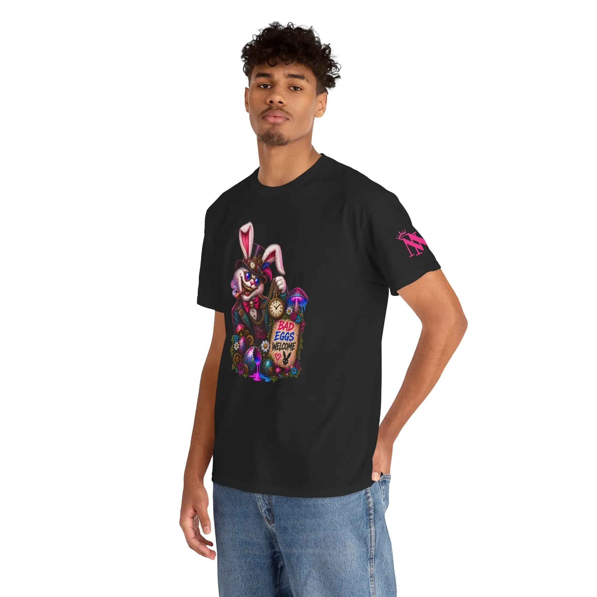 Bad Eggs Welcome Wicked Bunny T-Shirt