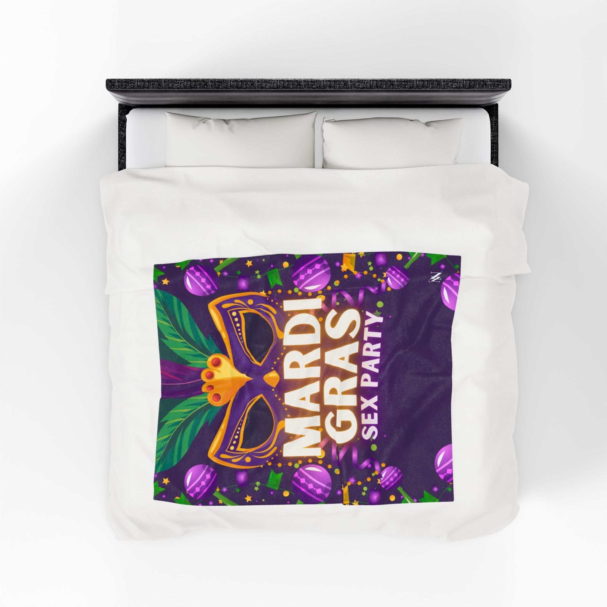 Mardi Gras Party | Mix & Match Fun-Flirty Lovers’ Blankets