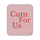 Cum For Us | Mix Match Fun-Flirty Lovers’ Water-Resistant Blankets