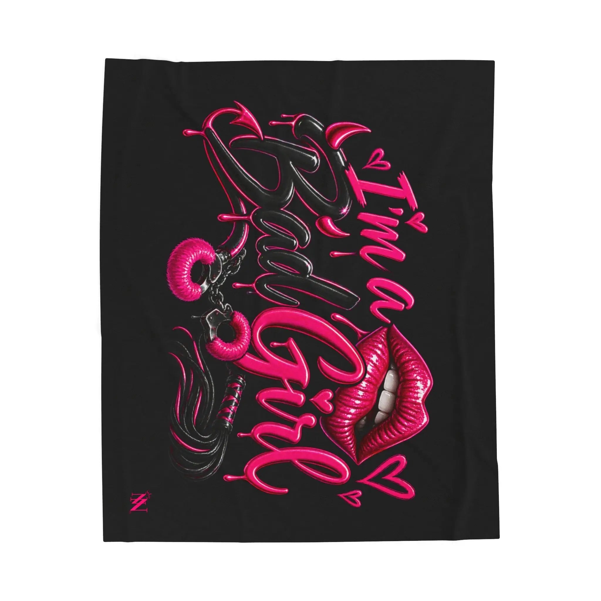 I’m a Bad Girl Sexy | Nectar Napkins Fun-Flirty Lovers’ Blankets