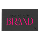 Sex Is My Brand Dark Grey | Mix & Match Soft Fun-Flirty Lovers’ Towels