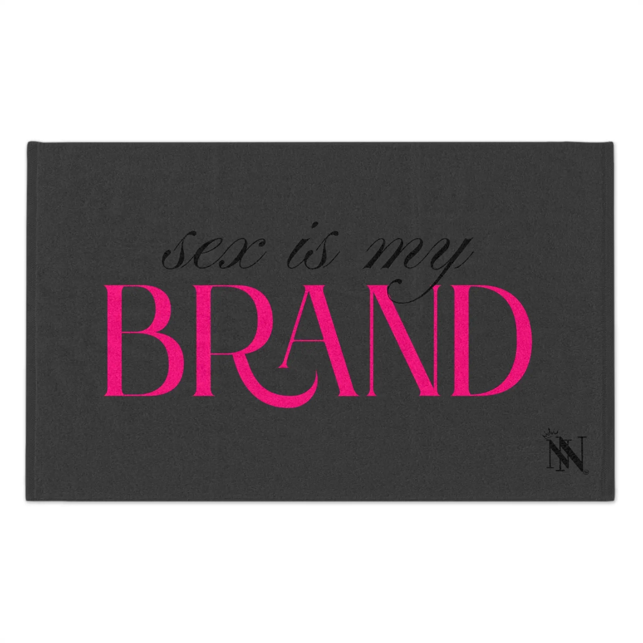 Sex Is My Brand Dark Grey | Mix & Match Soft Fun-Flirty Lovers’ Towels