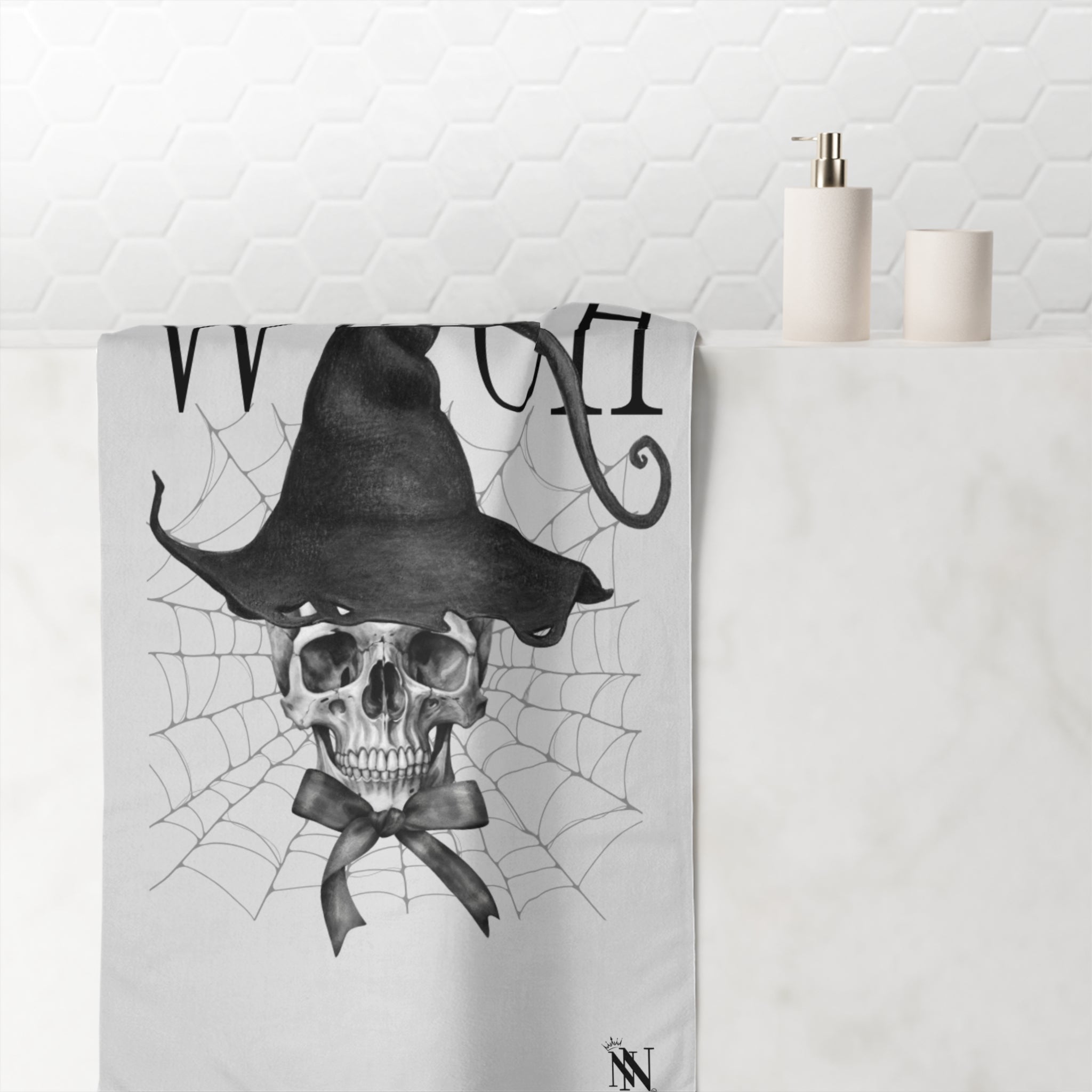 Sexy Witch Skull Extra Large Towel for Sex