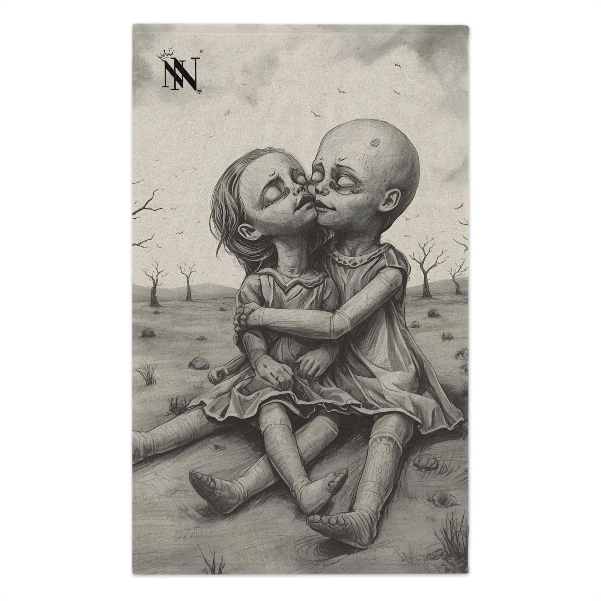 Desolate Love | Mix & Match Soft Fun-Flirty Lovers’ Towels