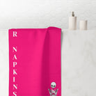 Nectar Napkins Brand Signature Pink | Nectar Napkins XL Fun-Flirty Lovers’ Towels