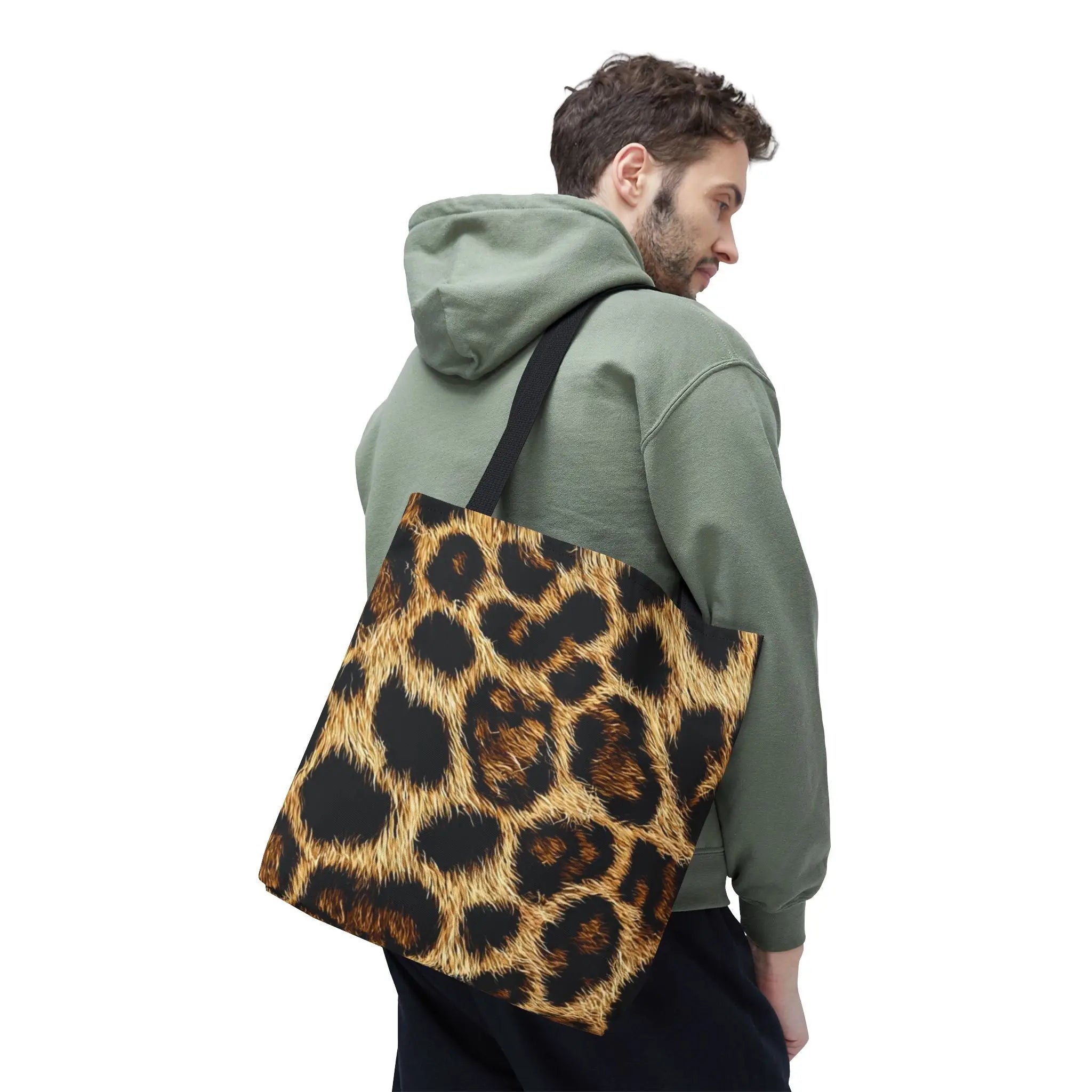 Realistic Cheetah Print Tote Bag