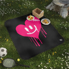 Smiling Drippy Heart | Nectar Napkins Fun-Flirty Lovers’ Sex Blankets
