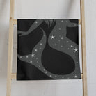 Mermaid Star Black Cum Towel