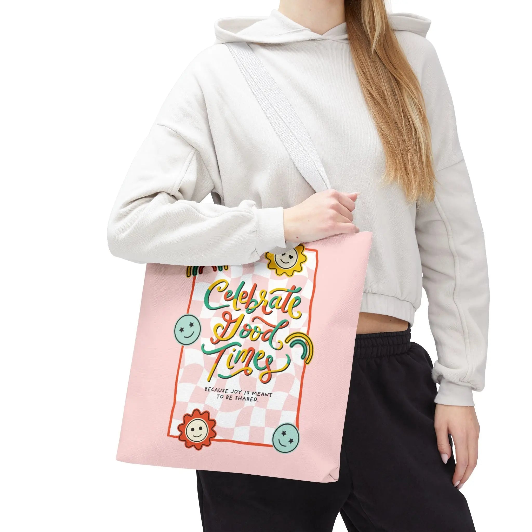 Celebrate Good Times Retro Tote Bag
