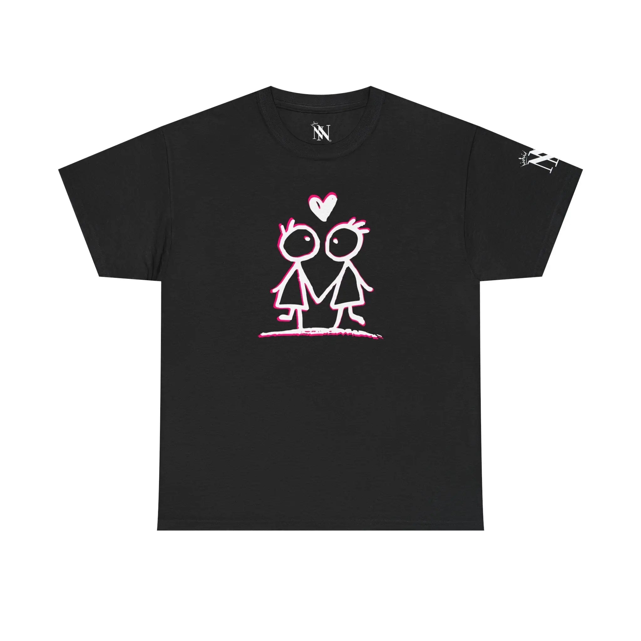 Stick People Love Cotton T-Shirt