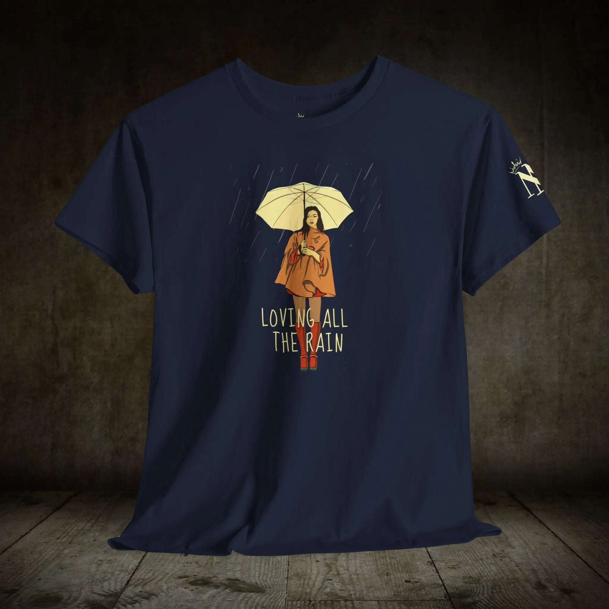 Loving All the Rain | Mix & Match Cotton Unisex Fun-Flirty Lovers’ T-Shirts