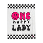 One Happy Lady Emoji | Nectar Napkins Fun-Flirty Lovers’ Blankets