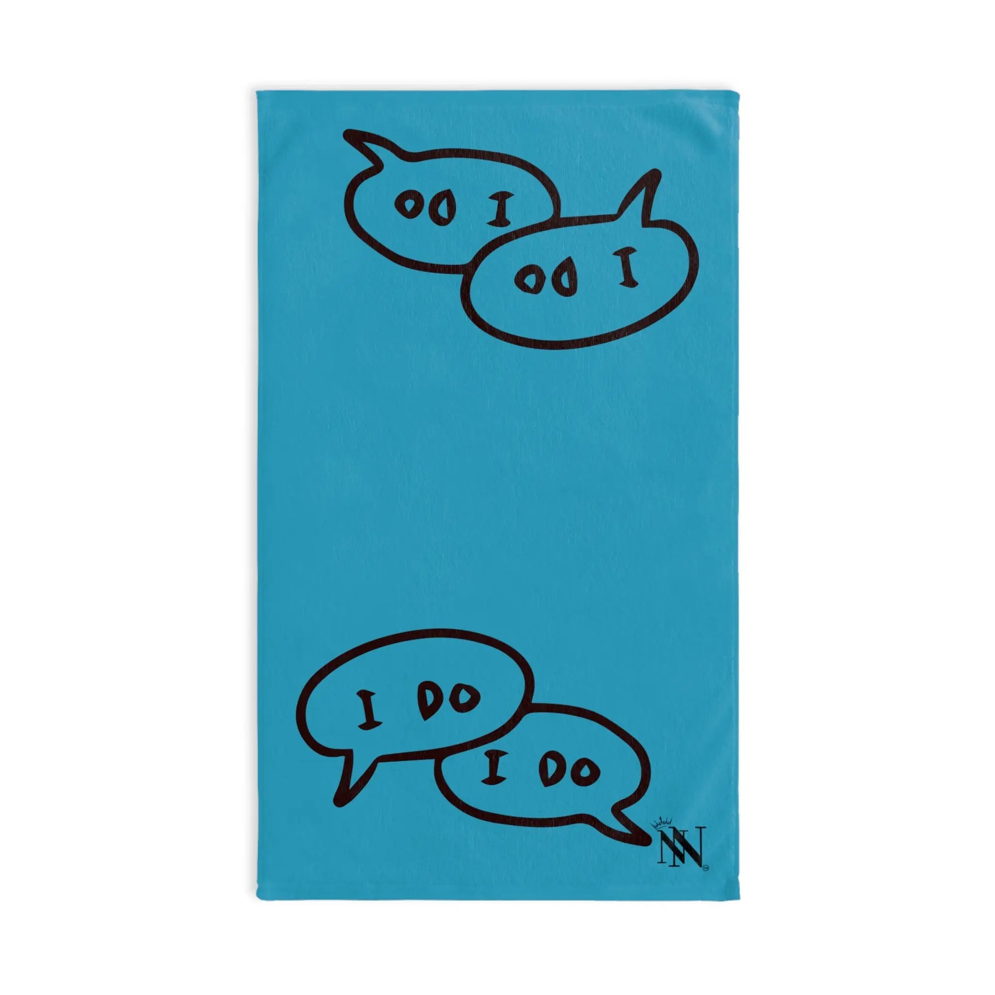 I Do I Do! Shareable Turquoise | Mix & Match Original Fun-Flirty Lovers’ Towels