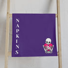 Nectar Napkins Brand Purple | Nectar Napkins Classic Fun-Flirty Lovers’ Towels