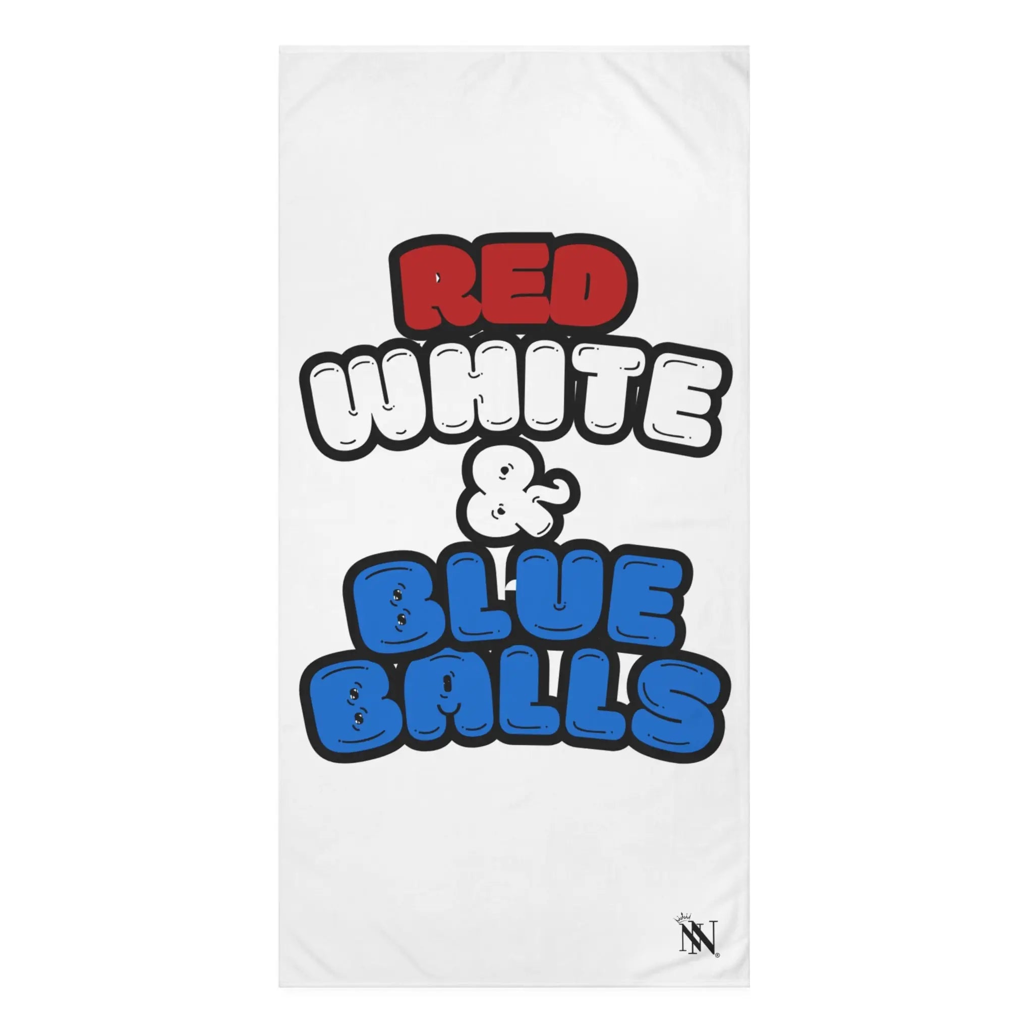 Red White & Blue Balls Anal Sex Towel