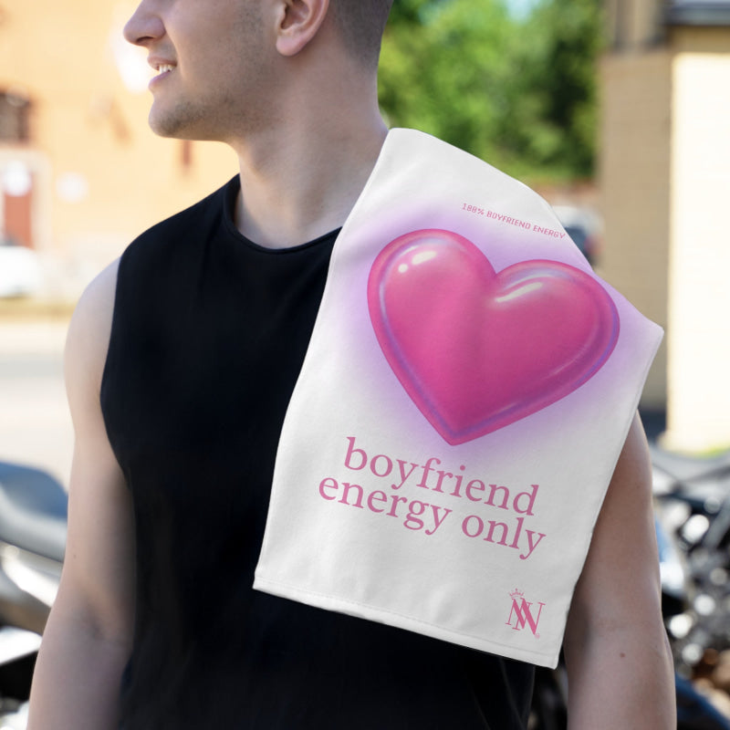 Boyfriend Energy Only | Mix & Match Soft Fun-Flirty Lovers’ Towels