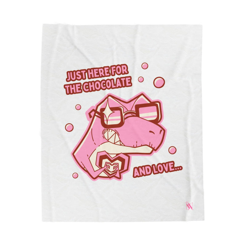 Just Here for the Chocolate | Mix & Match Soft Fun-Flirty Lovers’ Blankets