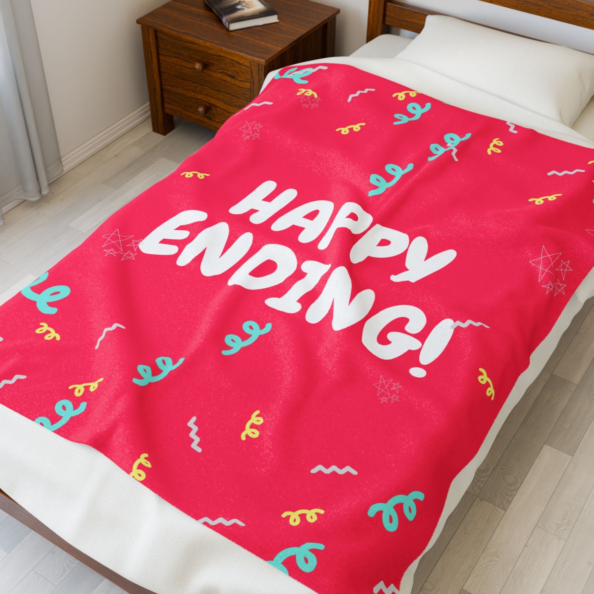 Happy Ending! | Mix & Match Velveteen Fun-Flirty Lovers’ Blankets