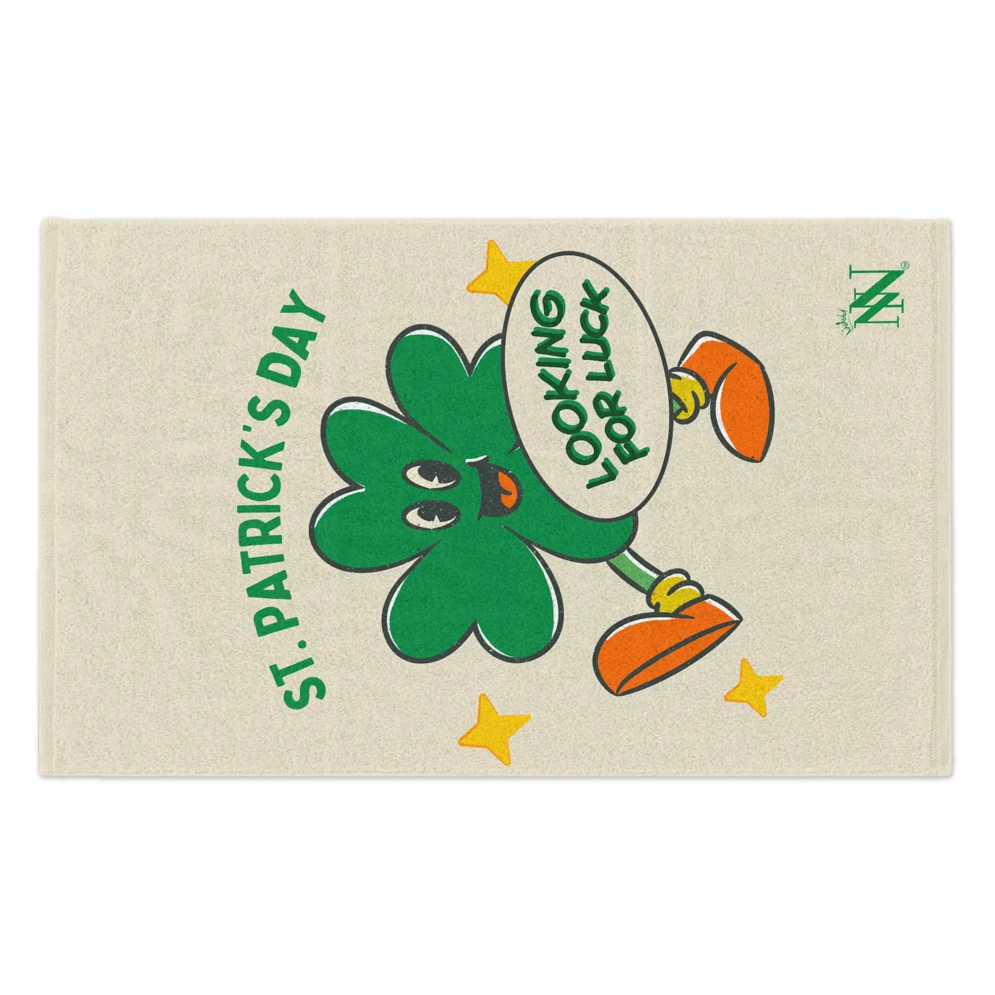 Looking for Luck Shamrock St. Patrick’s Day | Mix & Match Soft Fun-Flirty Lovers’ Towels