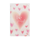 Be Yourself Heart Pattern Cum Towel