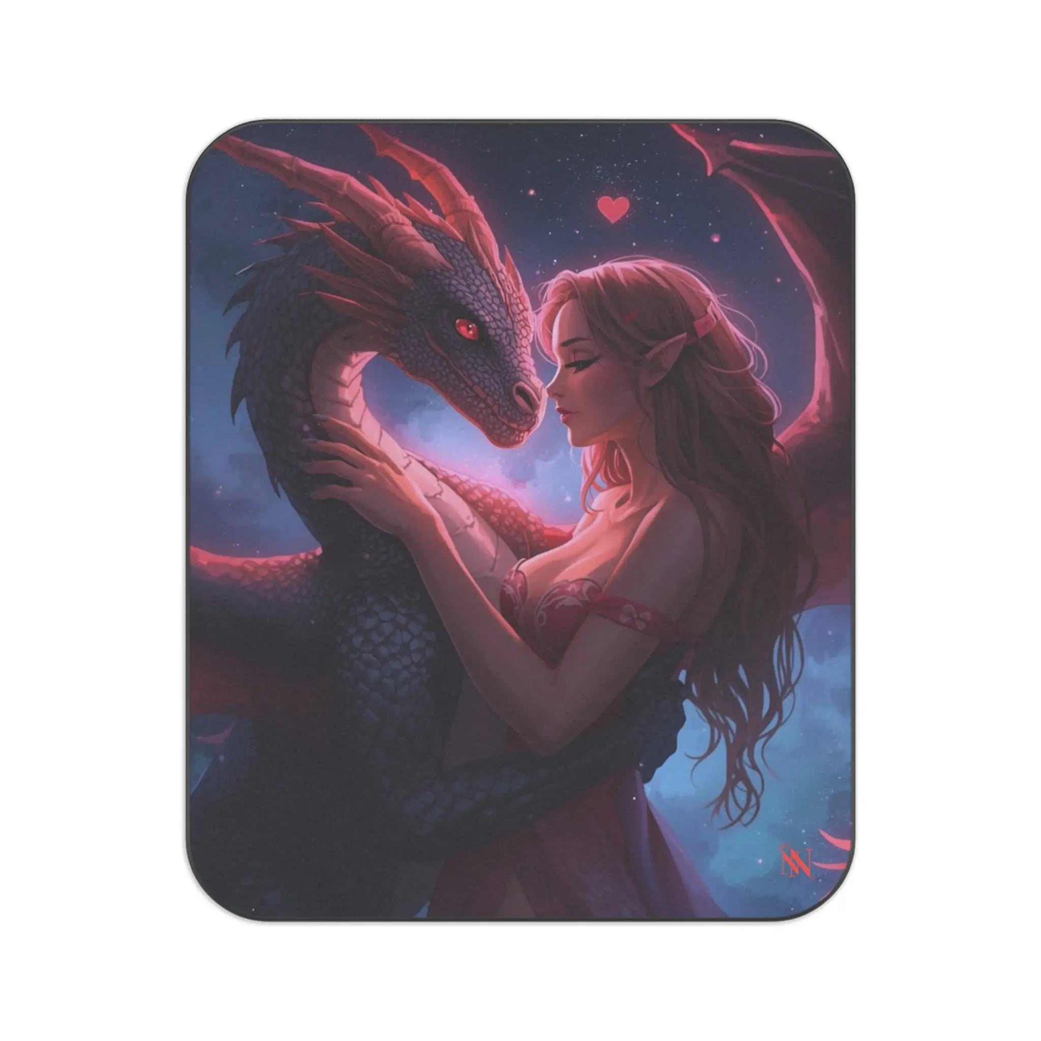 Elf’s Pet Dragon Fantasy | Mix Match Fun-Flirty Lovers’ Water-Resistant Blankets