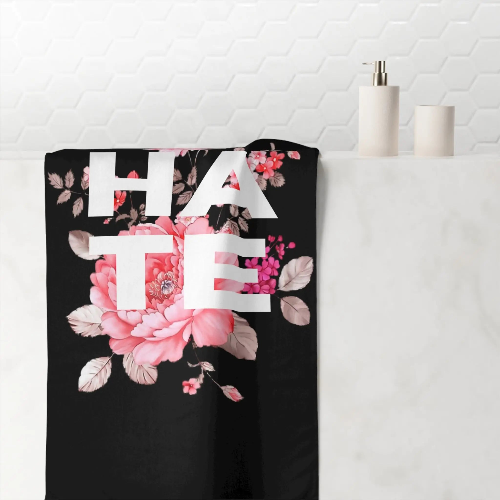 Floral Hate | Mix & Match XL Fun-Flirty Lovers’ Towels