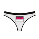 Caution Slippery When Wet | Mix & Match Women’s Fun-Flirty Lovers’ Thongs