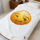 Smirking Face Emoji | Mix & Match Soft Fun-Flirty Lovers’ Blankets
