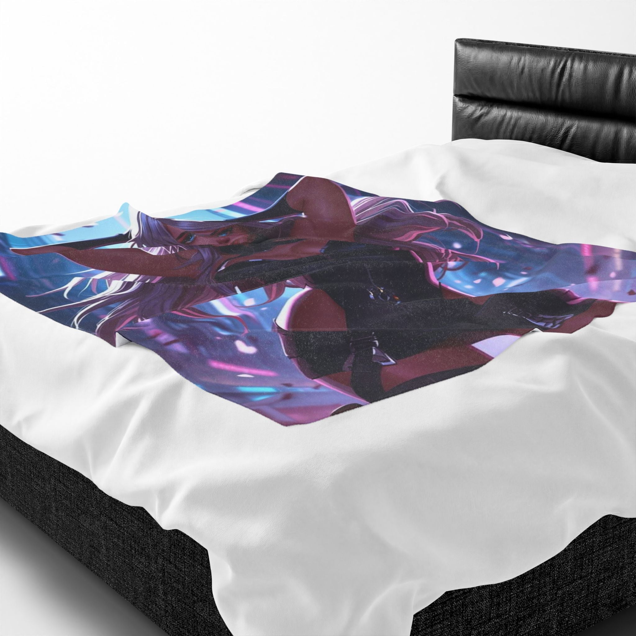 Sexy Anime Maiden Fantasy Women Couple Gifts Sexy Lovers’ Silky Soft Blanket