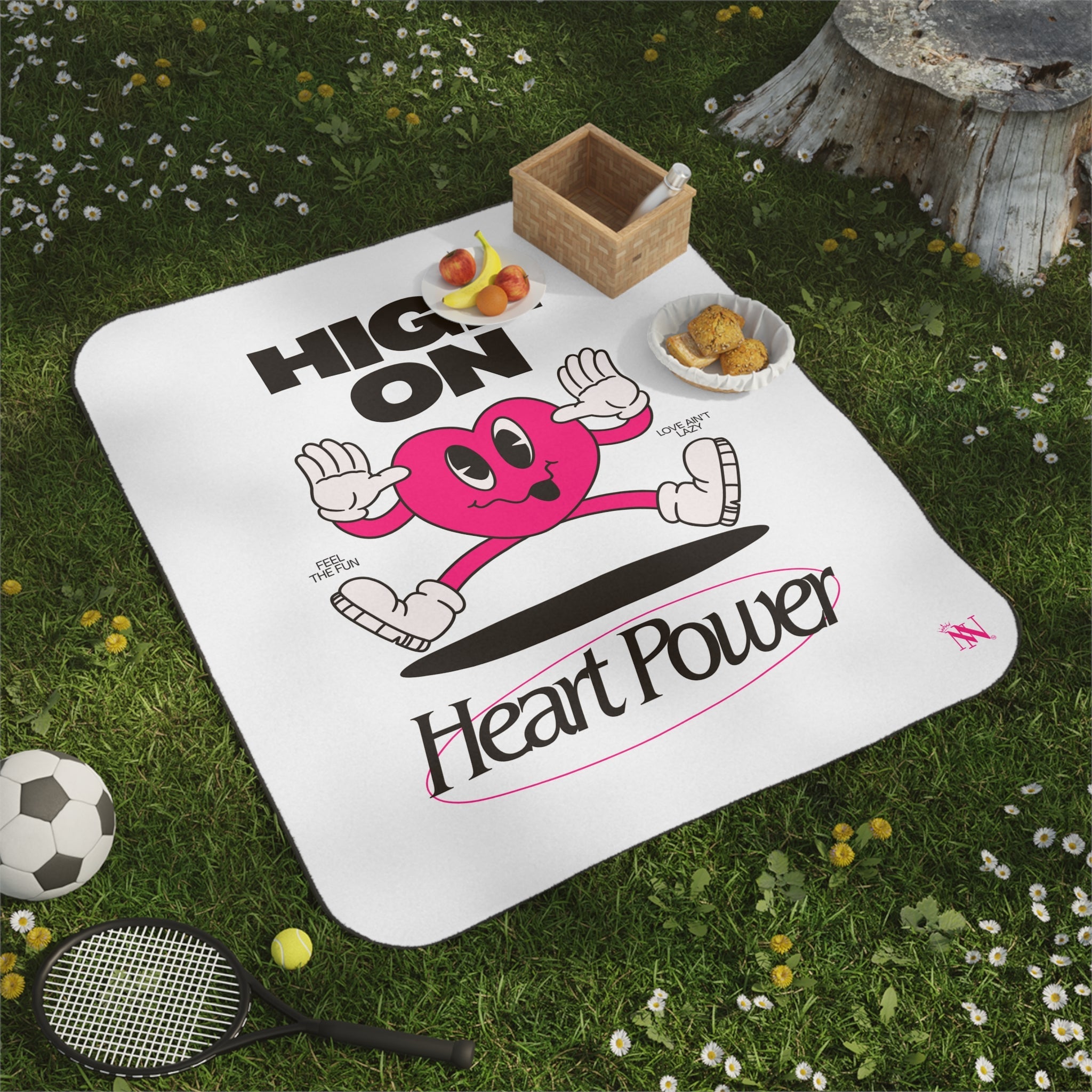 High on Heart Power | Mix Match Fun-Flirty Lovers’ Water-Resistant Blankets