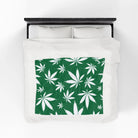 Cannabis Love Green | Mix & Match Fun-Flirty Lovers’ Blankets