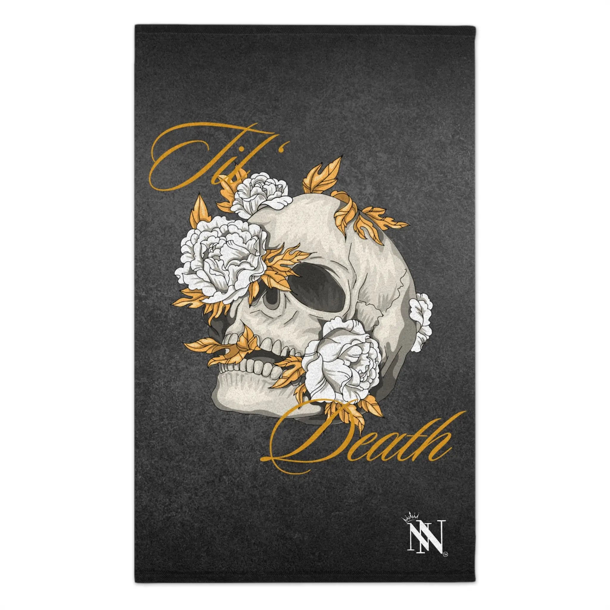 Til’ Death Skull & Flowers Sex Towel