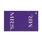 Mr Mrs Shareable Purple | Mix & Match Classic Fun-Flirty Lovers’ Towels