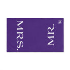 Mr Mrs Shareable Purple | Mix & Match Classic Fun-Flirty Lovers’ Towels