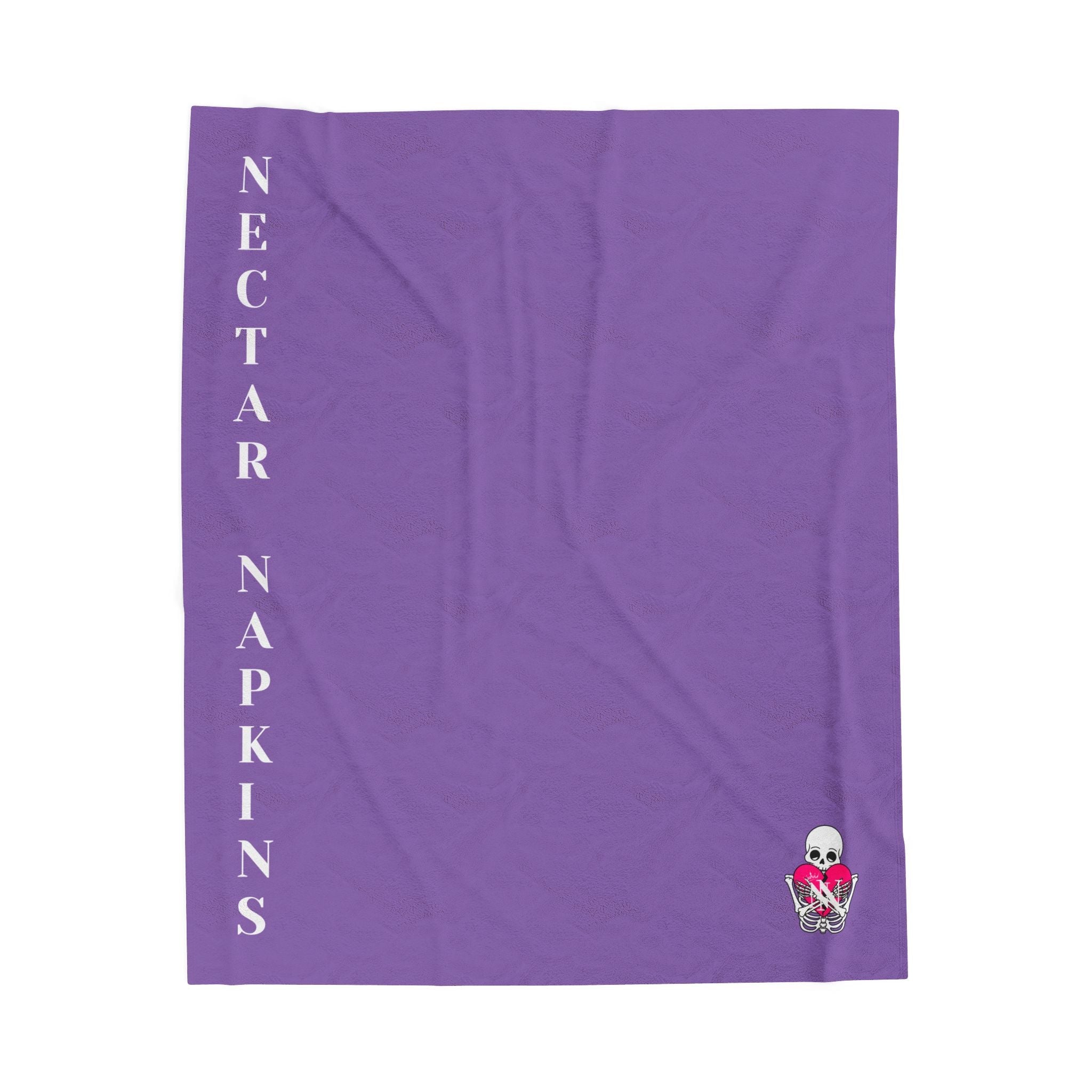 Nectar Napkins Brand Light Purple Love Blanket