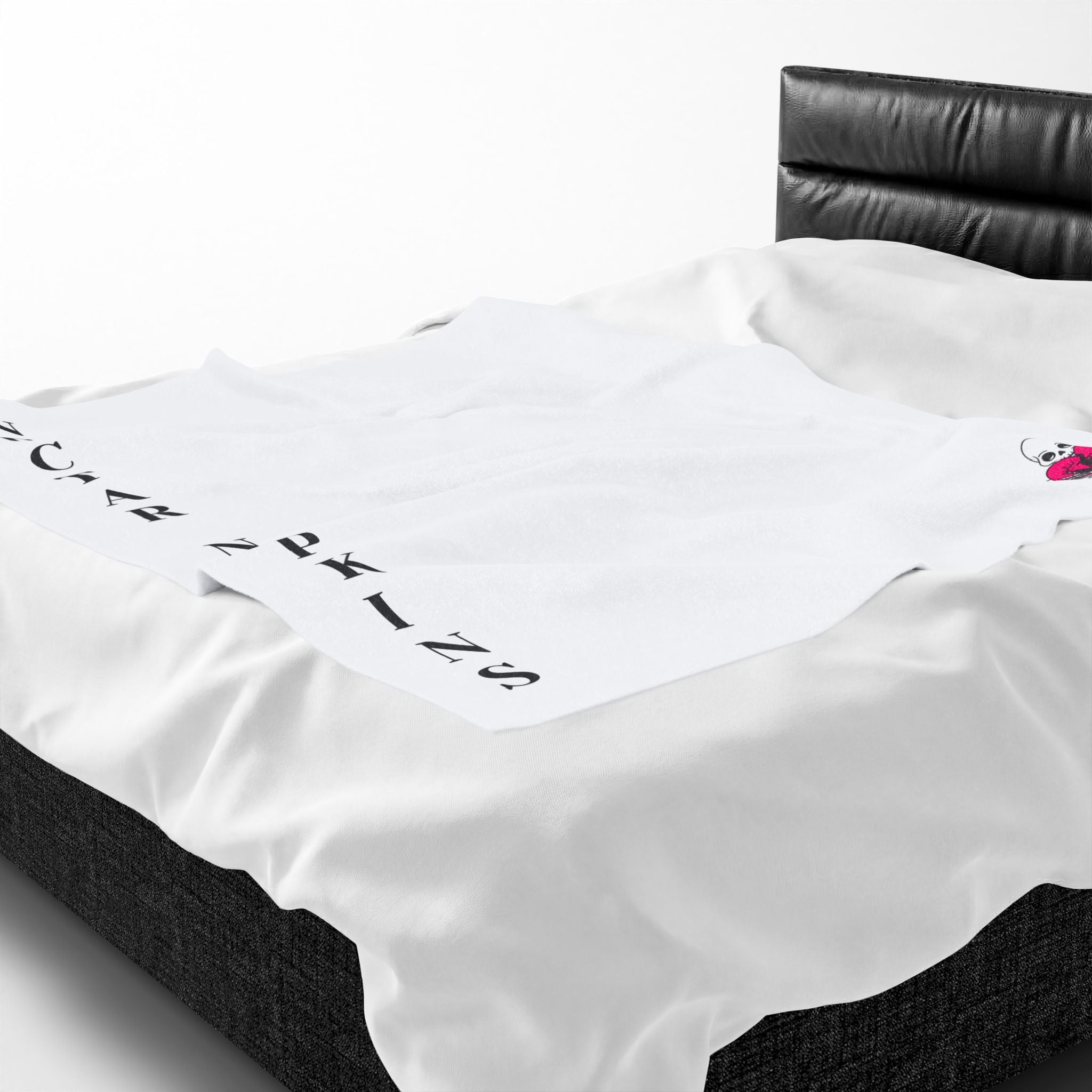 Nectar Napkins Brand White Love Blanket