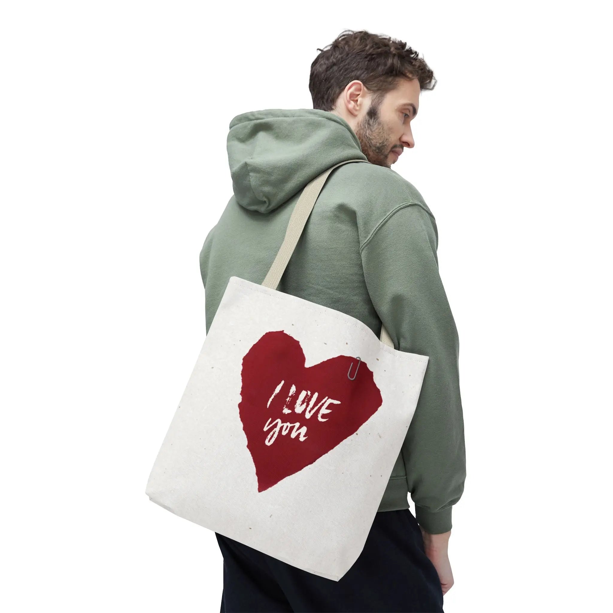 I Love You Paper Note Weekend Tote Bag