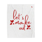 Let’s Make Out Hearts Blanket