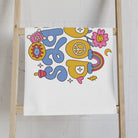 Good Vibes Hippie Flower Cum Towel