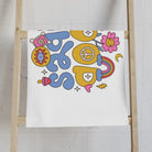 Good Vibes Hippie Flower | Mix & Match Classic Fun-Flirty Lovers’ Towels