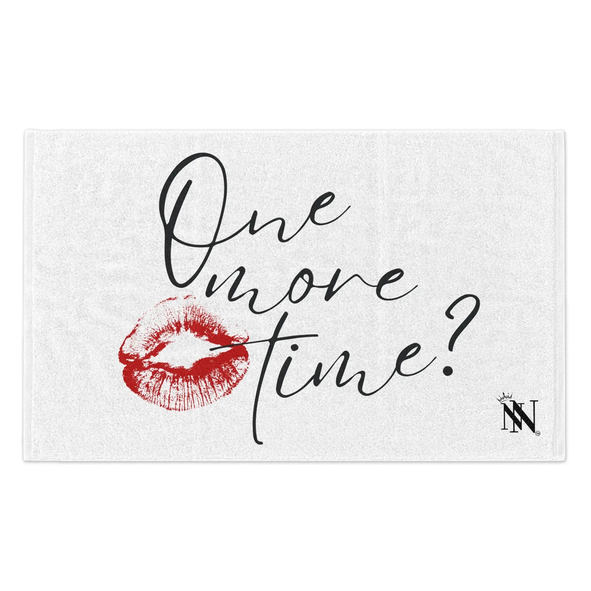 One More Time? with a Kiss Sex Towel