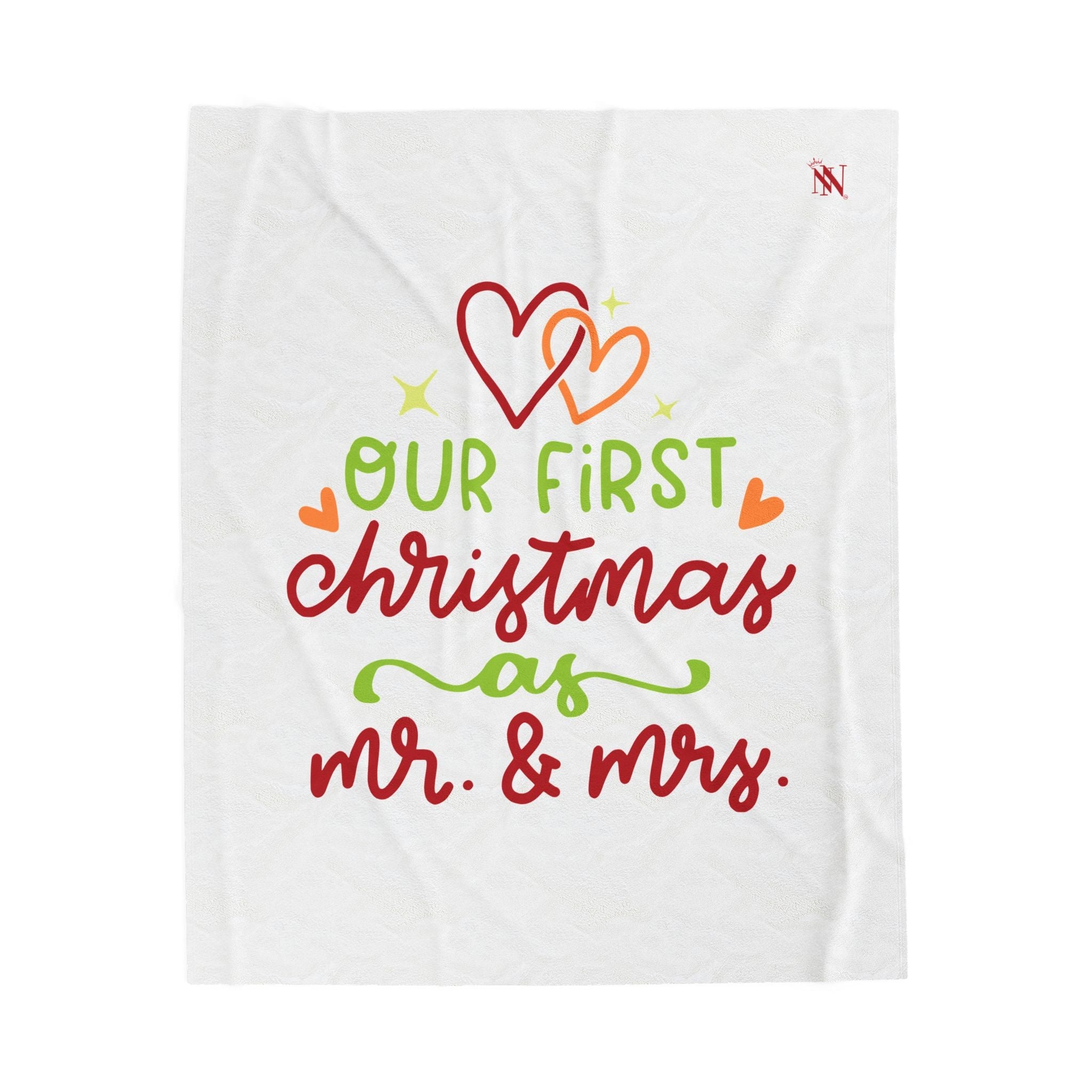 Our First Christmas as Mr. & Mrs. | Mix & Match Fun-Flirty Lovers’ Blankets