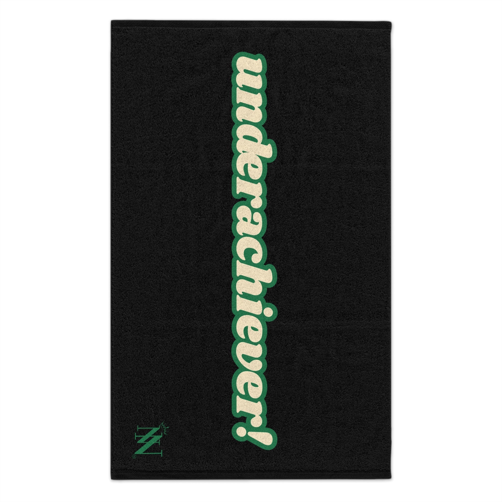Under Achiever! Black | Mix & Match Soft Fun-Flirty Lovers’ Towels