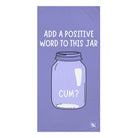 Positive Word Jar Cum? | Mix & Match XL Fun-Flirty Lovers’ Towels