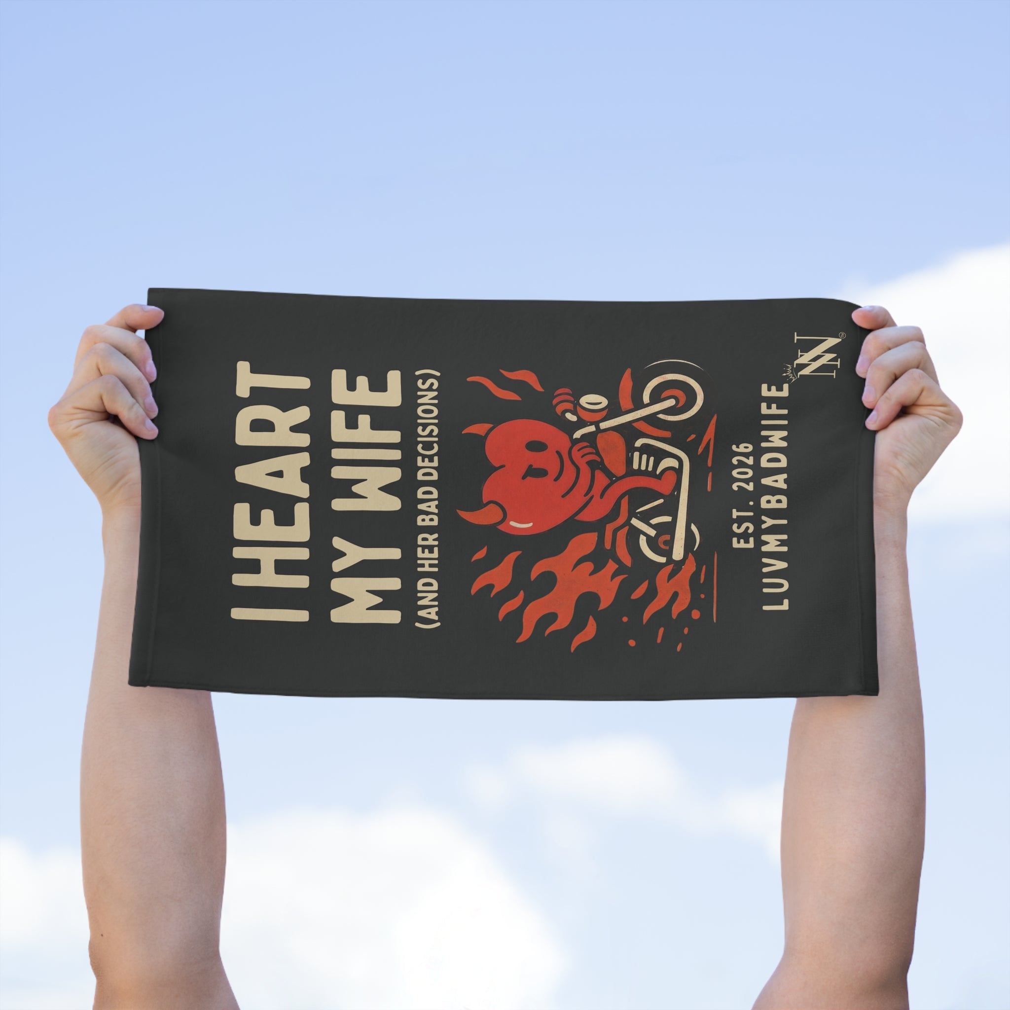 I Heart My Wife | Mix & Match Soft Fun-Flirty Lovers’ Towels