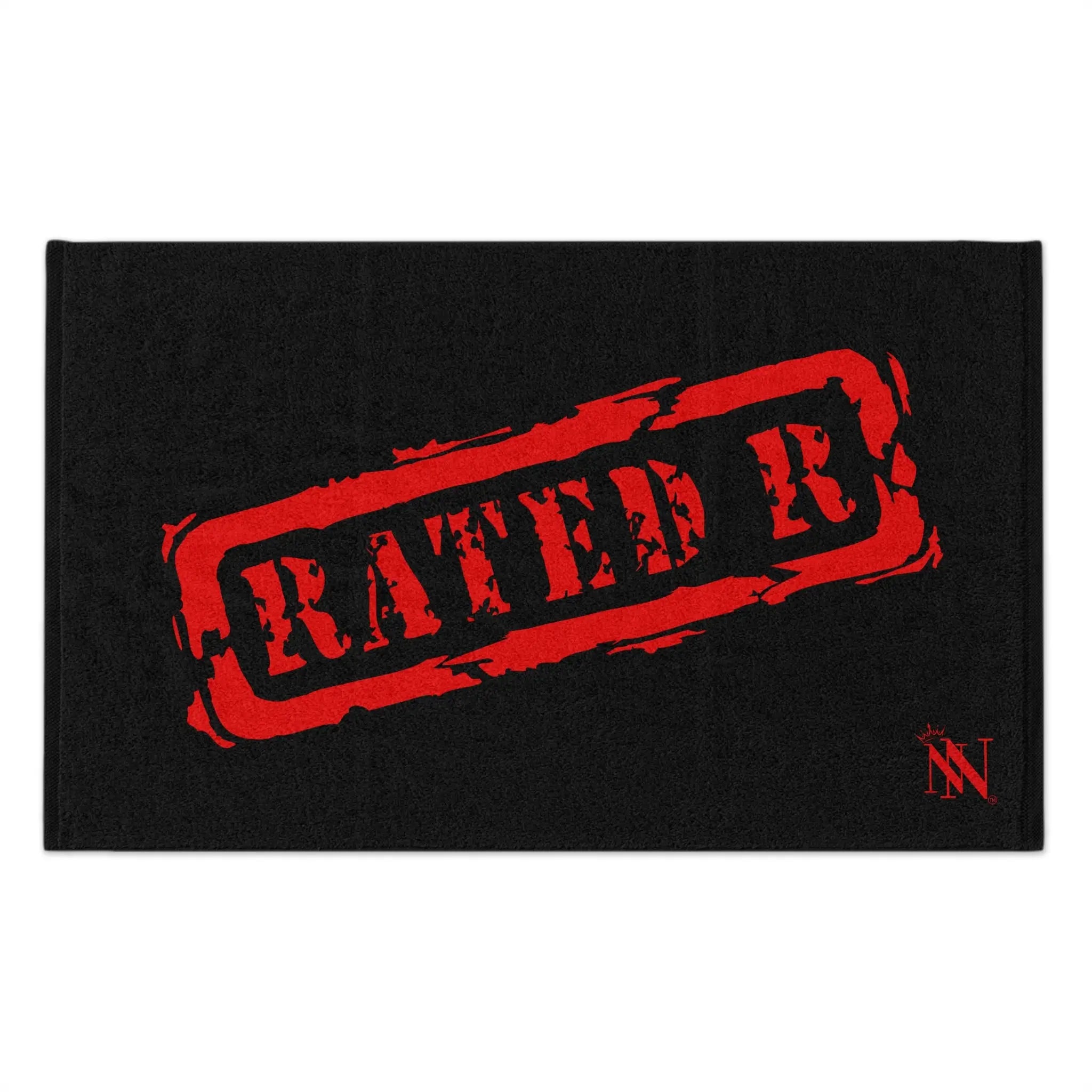 Rated R Black | Mix & Match Soft Fun-Flirty Lovers’ Towels