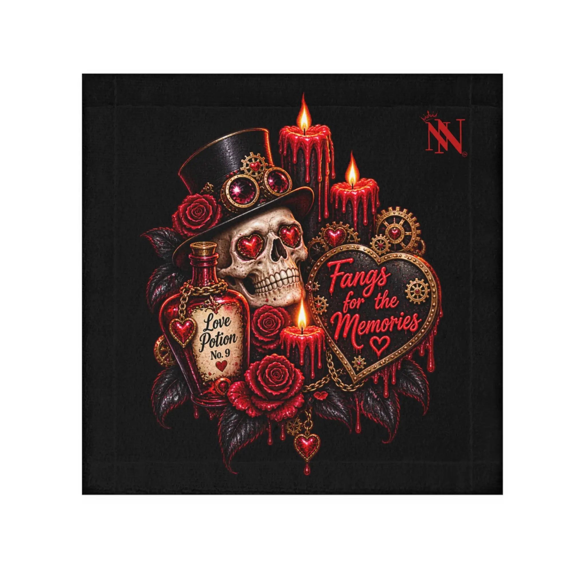 Fangs for the Memories Skull | Nectar Napkins Lils’ Fun-Flirty Lovers’ Towels