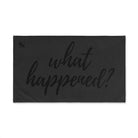 What Happened? Dark Grey Cum Towel