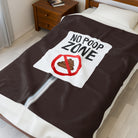 No Poop Zone | Mix & Match Fun Flirty Lovers’ Blankets